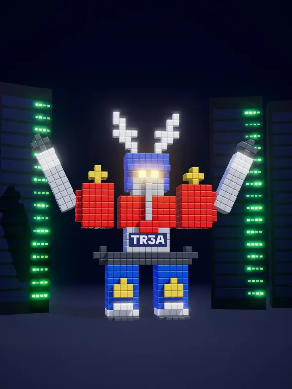 Sudo, la mascotte hébergement de TROA, en 3D